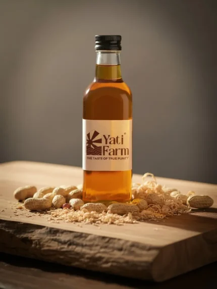 Wood-Pressed Groundnut Oil